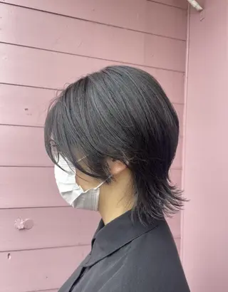 ショート カラー 透明感カラー/ くびれヘア/ユウユのヘアスタイル