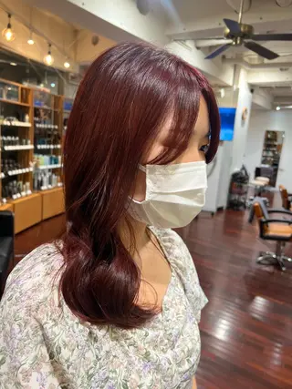 カラー OASIS AVEDA ザ・ペニンシュラ東京所属・OASISAVEDA 真生のヘアスタイル