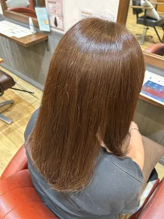 ミディアム カラー ꙳⸝⸝𐙚 すずき ゆな  𐙚⸝⸝꙳のヘアスタイル