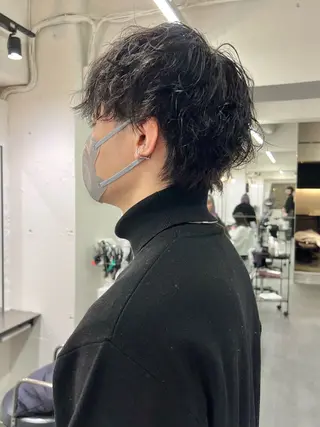 ショート メンズ SALOWIN梅田茶屋町店所属・ウルフレイヤーカット /チヒロのヘアスタイル