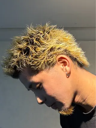 ショート パーマ メンズ eir Luxe所属・カットマン大北 ですのヘアスタイル