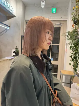 ミディアム カラー 艶カラー 🤍🫧/makoのヘアスタイル