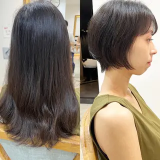 ショート ショート&ボブ井上 菜樹のヘアスタイル