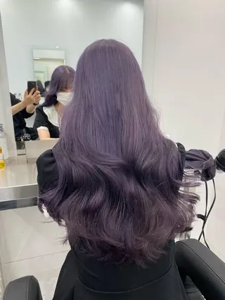 ロング トレンドモテカラー 🩷色落ちまで可愛くのヘアスタイル