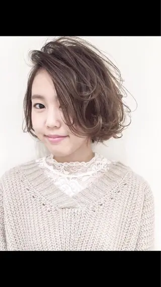 ショート カラー ブリーチ/髪質改善 NYNY大久保のヘアスタイル