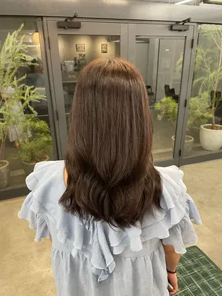 セミロング カラー 【お洒落パーマ】 Elme　肥塚康汰郎のヘアスタイル