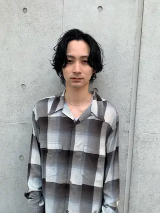 パーマ メンズ 佐藤大翔🌐縮毛矯正 🌐メンズパーマのヘアスタイル