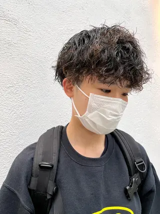 ショート パーマ SALOWIN神戸三宮店所属・【美髪を叶える】中谷 彰宏（アキ)のヘアスタイル