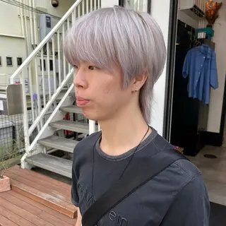 カラー メンズ 藤山大地/髪質改善 /透明感/ブリーチのヘアスタイル