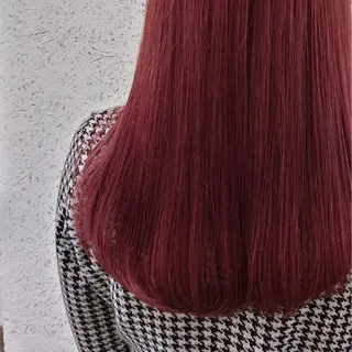 ロング ヘアアレンジ カラー かわい ゆうな 髪質改善/縮毛矯正のヘアスタイル