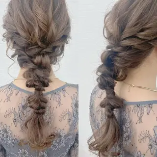 ロング ヘアアレンジ GRANLUSSO 〜グランルッソ駅前店所属・木口 嘉美のヘアスタイル