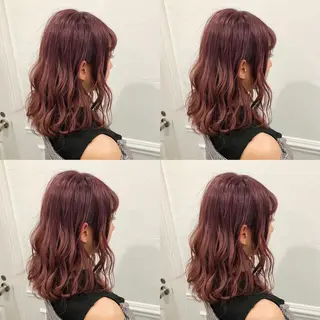 ロング カラー ヘアアレンジ メンズ キッズ 💟Chloe原宿店 🩶ハイトーンのヘアスタイル
