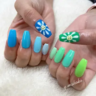 ネイル She nail studio 原宿所属・パラジェル有/ スカルプ/mahoのネイルデザイン