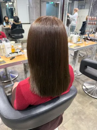 ミディアム カラー レイヤー/透明感カラ ー/髪質改善/maoのヘアスタイル