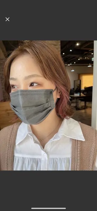 ミディアム カラー カラー#ブリーチ⭐️ STAR☆RIVERのヘアスタイル