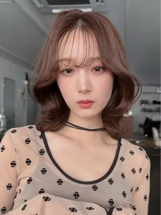 ミディアム pole/apartment所属・札幌美容師 agehaのヘアスタイル