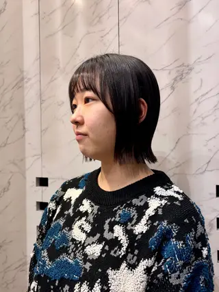 ミディアム miu /透明感カラーのヘアスタイル