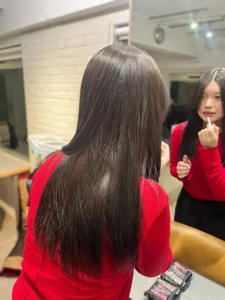 ロング カラー くすみカラー/ パーマ/ろーれんのヘアスタイル