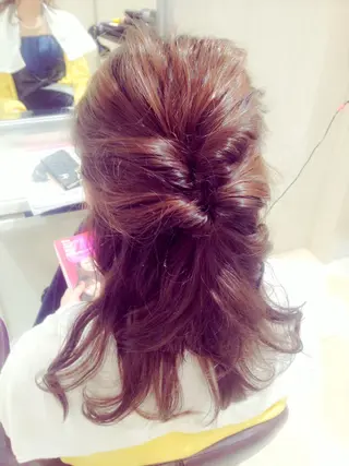 セミロング ロング ヘアアレンジ ✨艶髪✨透明感✨ 山内大樹のヘアスタイル