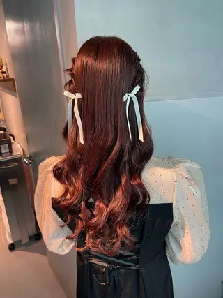 ヘアアレンジ charm《銀座》 ヘアセット/縮毛矯正のヘアスタイル