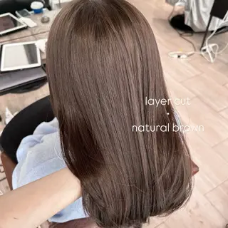 ロング カラー 🍼顔周りカット/ レイヤー/小川華奈のヘアスタイル