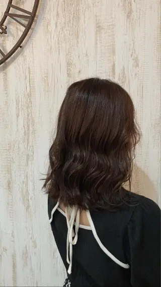 ミディアム 韓国風🫧艶カラー 💟ran💟のヘアスタイル