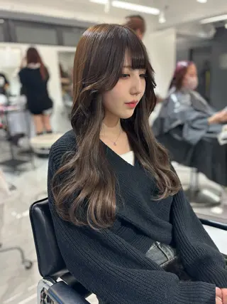 ロング カラー 🩶大人韓国ヘア 渋谷/Satsukiのヘアスタイル