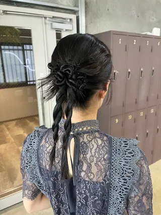 セミロング パーマ/オリーブ/ 酸性ストレート/ゆなのヘアスタイル