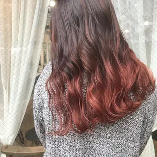 ロング カラー レイヤー/顔周り /AKARIのヘアスタイル