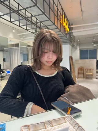 ミディアム カラー ralme/sol 髙橋一哉のヘアスタイル