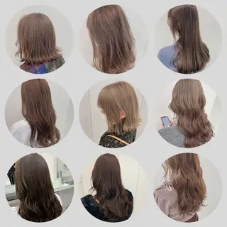 セミロング カラー パーマ ヘアアレンジ メンズ キッズ ネイル マツエク・マツパ 💕トレンドうる艶髪 💕TUNE銀座のヘアスタイル