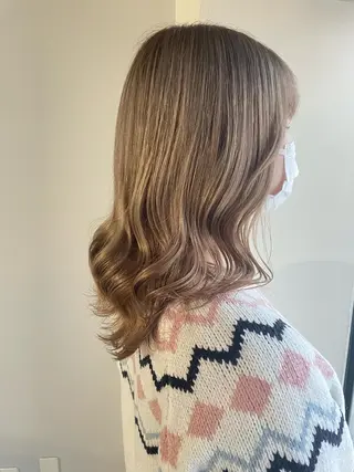 カラー La fith hair ray 札幌店所属・顔まわり/W カラー/リョウのヘアスタイル