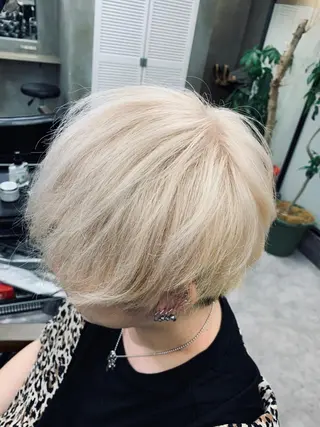 ショート カラー メンズ 🌻【ショート特化 美容師】いつき🌻のヘアスタイル