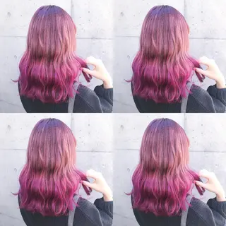 セミロング カラー ヘアアレンジ ブリーチ/ヘアケア 🪞TAKUMA🪞のヘアスタイル