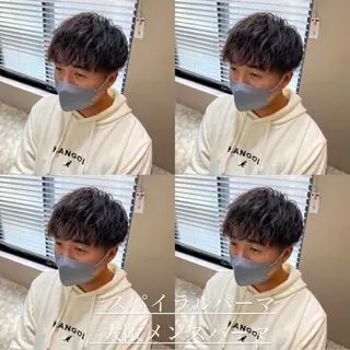パーマ メンズ 梅田中崎町メンズ 美容師ユースケのヘアスタイル