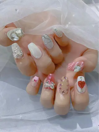 ネイル 長さだし専門店 M2　rikaのネイルデザイン