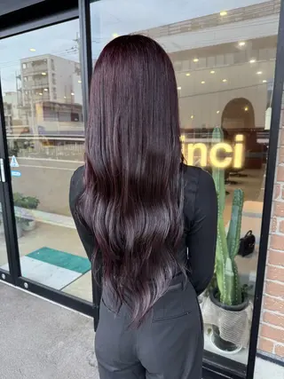 ロング カラー キラ🌟 艶感color🎀のヘアスタイル