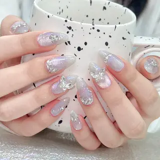 ネイル 長いだし/スカルプ/ パラシェルN.oneのネイルデザイン