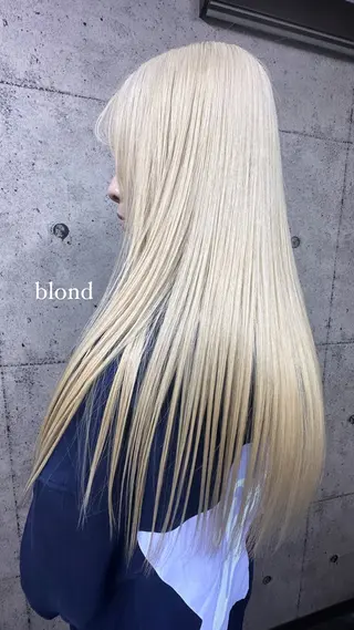 ロング カラー ハイトーン/ブリーチ カラー/SHOGOのヘアスタイル