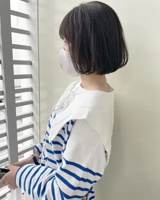 カラー レイヤー/ボブ/ 顔周り/yukinaのヘアスタイル