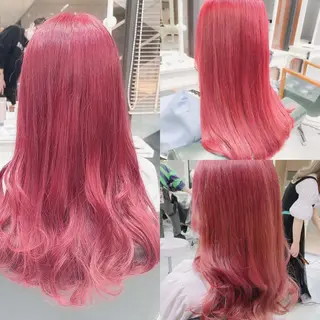 ロング カラー 𝐑𝐈𝐍𝐊𝐀 🐣🩷のヘアスタイル