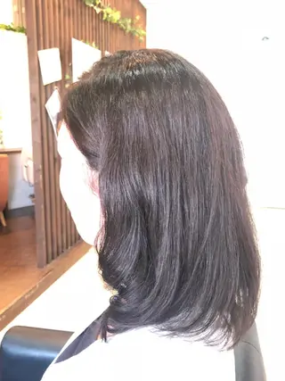 セミロング ヘアーデザイン arのヘアスタイル