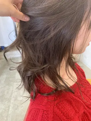 セミロング カラー fio マナミのヘアスタイル