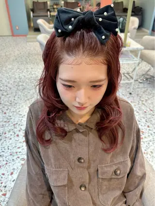 ミディアム カラー トレンドヘア🌿 chinariのヘアスタイル