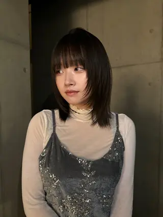 ミディアム カラー だいち/ハイトーン/ デザインカラーのヘアスタイル