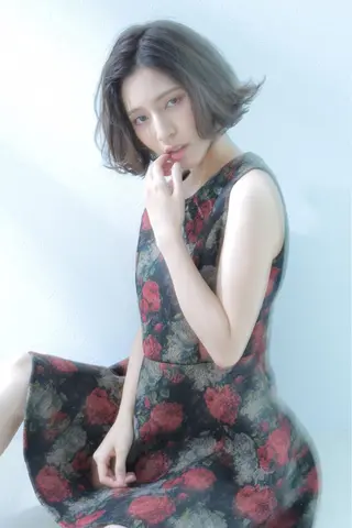 カラー パーマ ヘアアレンジ mihoko/ ニュアンスパーマのヘアスタイル