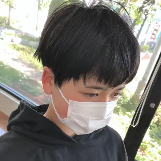ショート キッズ 鶴田 風雅のヘアスタイル