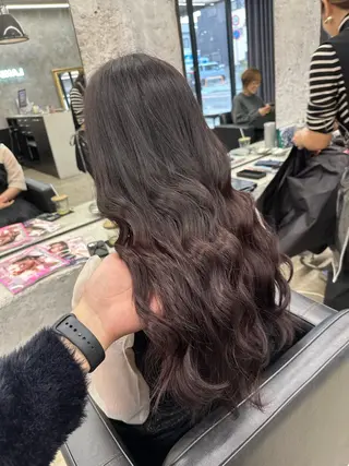 ロング カラー LANDS所属・🪐LANDS🪐 福垣 海也のヘアスタイル