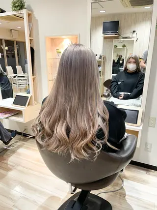 ロング カラー 🌈派手髪ハイトーン 🌈鈴木亮太🌈のヘアスタイル