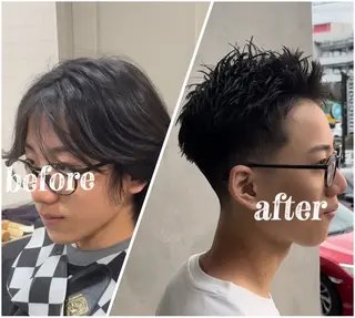 ショート Bernie boyのヘアスタイル